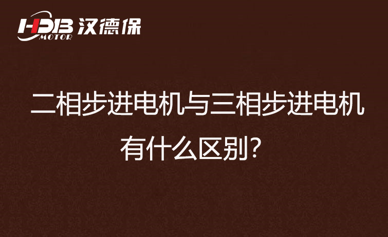 二相步進電機與三相步進電機有什么區(qū)別？差異在哪里？