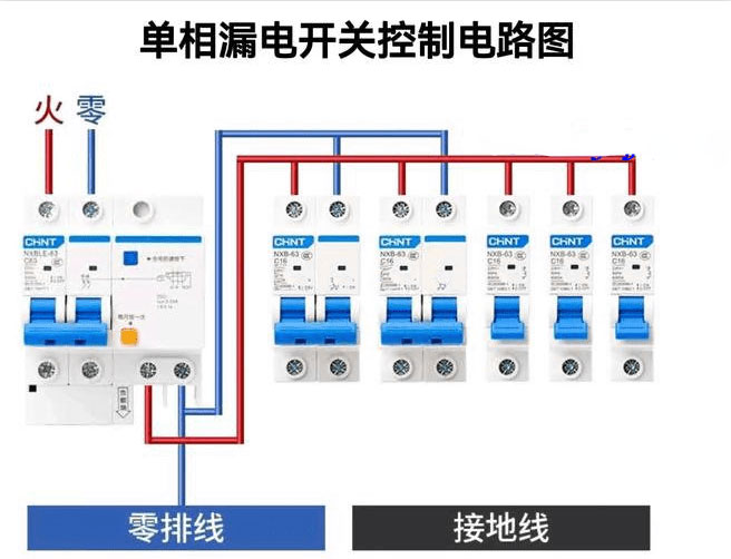 三相四線制電路中可以使用單相漏電保護器嗎？