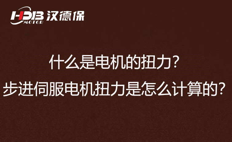 什么是電機的扭力？步進伺服電機扭力是怎么計算的？